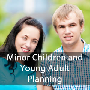 Minor Children and Young Adult Planning - A young couple together smiling